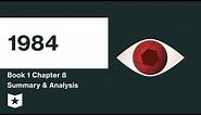 1984 | Book 1 | Chapter 8 Summary & Analysis | George Orwell