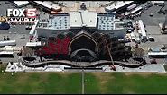 FOX5 drone shows EDC prep at Las Vegas Motor Speedway