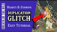 BOTW How to Duplicate Hearts and Stamina EASILY • Zelda Breath of the Wild Glitch Tutorial