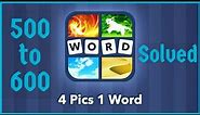 4 Pics 1 Word Answers 500-600