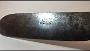 World War II USMC Bolo Knife