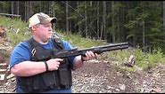 Remington 870 w/ Hogue Tamer Pistol Grip Shooting Demo