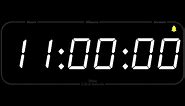 11 Hour - TIMER & ALARM - 1080p - COUNTDOWN