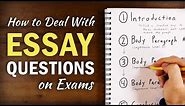 5 Rules for Answering ESSAY Questions on Exams