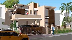 Modern House for 15m x 20m = 300 sq.m. Lot Size