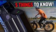 E-Bike Batteries Explained: 5 Things to Know