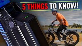 E-Bike Batteries Explained: 5 Things to Know