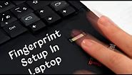 How to set fingerprint lock in laptop windows | Windows laptop fingerprint reader unlock setup