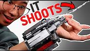 REAL Spider-Man Web Shooter That SHOOTS! Spider-Man: Homecoming "Homemade Suit" Web Shooter