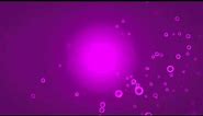 Purple Floating Bubbles - Free Motion Background
