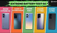 🔋 Best Xiaomi 5G Phones | ASLI Battery Test ⚡️| Charging Test | Which One To Buy
