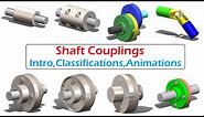 Types of Shaft Coupling, Animation, Machine Design | Solidworks