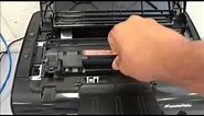 How To Replace The Toner Cartridge On An HP LaserJet Printer (P1102w)