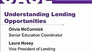 Understanding Lending Opportunities — A CASE Credit Union Webinar