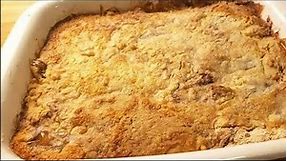 One Pan Apple Dump Cake Recipe Using Canned Apples