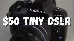 Using An Olympus DSLR - Olympus E-450, One Of The Original Compact Professional Cameras