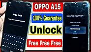 Oppo A15 Hard Reset | How To Hard Reset Oppo A15 | Oppo A15 Password Lock Remove | Password Remove |