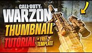 COD Warzone Thumbnail Tutorial (+FREE TEMPLATE!!) - Tutorial by EdwardDZN