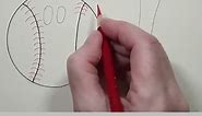 How To Draw A Baseball And Bat!