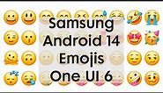 Samsung Galaxy Android 14 One UI 6.0 Emojis (2024)