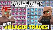How to get the BEST VILLAGER TRADES in Minecraft! Villager Trading Tips & Tricks Tutorial!