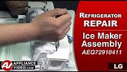 LG Refrigerator - No Ice Production - Ice Maker Assembly Repair and Diagnostic