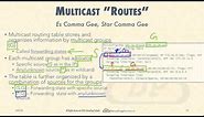 Lecture 2 - IP Multicast Routers and Routing Protocols