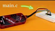 How to get source code onto a PIC microcontroller