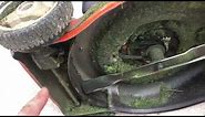 How to fix a self propelled lawn mower control cable