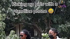 Picking up campus girls with a landline phone 😅 #RealityChoks