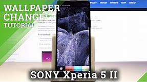 How to Change Screen Theme on SONY Xperia 5 II – Set Up Wallpaper