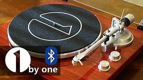 Review of 1byone Belt Drive Turntable / Record Player that transmits audio to Bluetooth Speakers