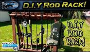 How to make a Fishing Rod Rack from Pallet Wood | TAFishing