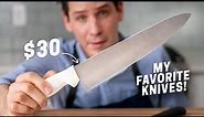 WHY I DON'T USE EXPENSIVE KNIVES (The Only 3 Kitchen Knives You Need, All Under $30!)