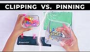 How To Pin or Clip Fabric | EASY Beginner Sewing!