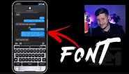 How To Change Font iPhone iOS 14