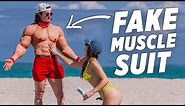 FAKE MUSCLE SUIT PRANK 2!