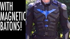 Nightwing's Armor Vest Tutorial! (With Magnetic Batons!)