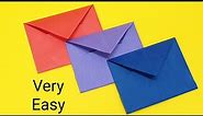 How to make diy paper Envelope, very easy in 2 minutes with 1 sheet of paper