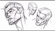 How To Draw Heads Using The Loomis Method