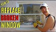 How To Replace Broken Window Pane Glass -Jonny DIY