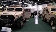 NIMR Ajban 440A HAFEET Ambulance RIV JAIS MRAP armoured at DSEI 2017 defence exhibition London UK