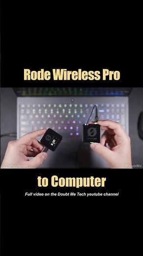 Rode Wireless Pro with Computer via USB [ OBS, Streaming, Zoom, Gaming ] Tutorial