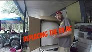 Replacing the RV roof top Dometic AC Unit