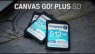 Class 10 SD Card - UHS-I, U3, V30 - Canvas Go! Plus SD - Kingston Technology