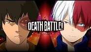 Zuko VS Shoto Todoroki (Avatar VS My Hero Academia) | DEATH BATTLE!