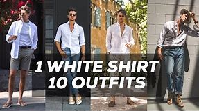 10 Ways to Style a White Shirt | Men's Fashion | Parker York Smith