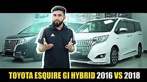 Comparison between Toyota Esquire 2016 vs 2018