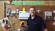 Safe Isolation of a Consumer Unit (Single Phase 230 Volt Supply) Main Switch (Double Pole Switch)
