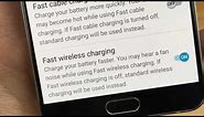 Galaxy Note 5: How to Turn On/Off Fast Wireless Charging